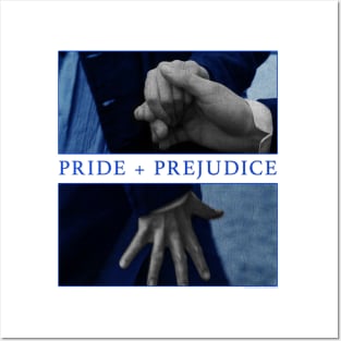 pride and predjudice hand sign Posters and Art